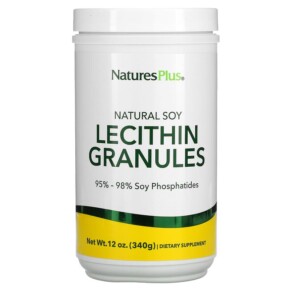 NaturesPlus Natural Soy Lecithin Granules 12 oz (340 g) 097467042100
