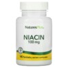 NaturesPlus Niacin 100 mg 90 Tablets 097467018501