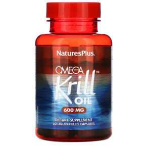 NaturesPlus Omega Krill Oil 600 mg 60 Liquid-Filled Capsules 097467039728