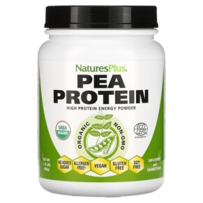 NaturesPlus Organic Pea Protein Powder 1.1 lbs (500 g) 097467459519