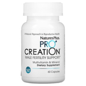 NaturesPlus ProCreation Male Fertility Support 60 Capsules 097467487260