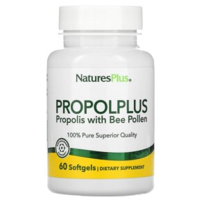 NaturesPlus Propolplus Propolis withBee Pollen 60 Softgels 097467037878
