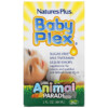 NaturesPlus Source of Life Animal Parade Baby Plex Sugar Free Multivitamin Liquid Drops Natural Orange Flavor 2 fl oz (60 ml) 097467299887