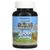 NaturesPlus Source of Life Animal Parade Children's Chewable Tooth Fairy Probiotic Vitamin D3 & Calcium Vanilla 90 Animal-Shaped Tablets 097467299481