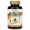 NaturesPlus Source of Life Animal Parade Gold Children's Chewable Multi-Vitamin & Mineral Supplement Orange 120 Animal-Shaped Tablets 097467299368