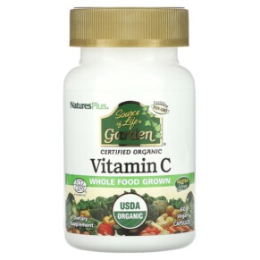 NaturesPlus Source of Life Garden Vitamin C 60 Vegan Capsules 097467307339
