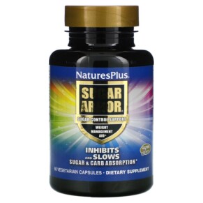 NaturesPlus Sugar Armor Sugar Control Support 60 Vegetarian Capsules 097467047136