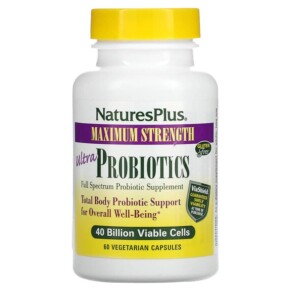 NaturesPlus Ultra Probiotics Maximum Strength 40 Billion 60 Vegetarian Capsules 097467043855