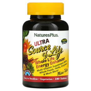 NaturesPlus Ultra Source of Life Whole Life Energy Enhancer 180 Tablets 097467305229