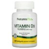 NaturesPlus Vitamin D3 10.000 IU (250 mcg) 60 Softgels 097467010482