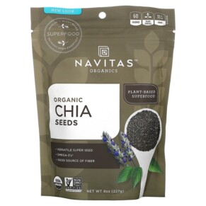 Navitas Organics Organic Chia Seeds 8 oz (227 g) 858847000284