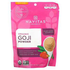 Navitas Organics Organic Goji Powder 8 oz (227 g) 858847000635