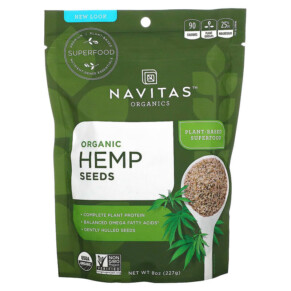 Navitas Organics Organic Hemp Seeds 8 oz (227 g) 858847000147