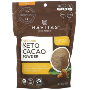 Navitas Organics Organic Keto Cacao Powder 8 oz (227 g) 811961022266