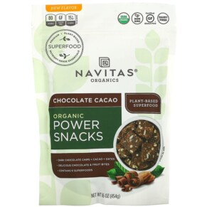 Navitas Organics Organic Power Snacks Chocolate Cacao 16 oz (454 g) 811961022013