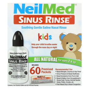 NeilMed Kids Sinus Rinse Ages 2+ 60 Premixed Packets 705928003002