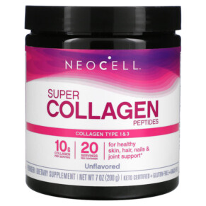 NeoCell Super Collagen Peptides Unflavored 7 oz (200 g) 016185019867