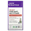 New Chapter Every Man's One Daily Multivitamin 72 Vegetarian Tablets 727783003287