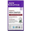 New Chapter Fermented Iron Complex 60 Vegetarian Tablets 727783006363