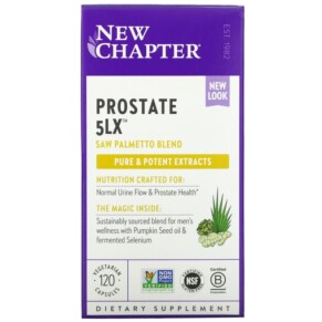 New Chapter Prostate 5LX 120 Vegetarian Capsules 727783900685