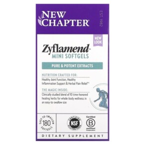 New Chapter Zyflamend 180 Mini Softgels 727783040565