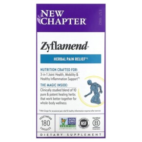 New Chapter Zyflamend 180 Vegetarian Capsules 727783900739