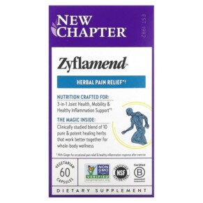 New Chapter Zyflamend 60 Vegetarian Capsules 727783900746