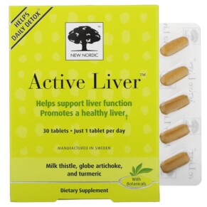 New Nordic US Inc Active Liver 30 Tablets 741805919554