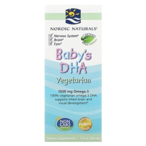 Nordic Naturals Baby's DHA Vegetarian 1 fl oz (30 ml) 768990016707
