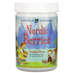 Nordic Naturals Nordic Berries Multivitamin Gummies Original Flavor 200 Gummy Berries 768990301247