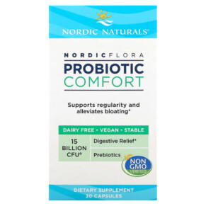 Nordic Naturals Nordic Flora Probiotic Comfort 15 Billion CFU 30 Capsules 768990016769