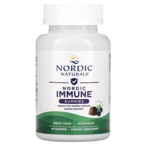 Nordic Naturals Nordic Immune Gummies Elderberry 40 Gummies 768990015144