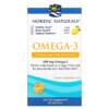 Nordic Naturals Omega-3 Lemon 345 mg 60 Fish Gelatin Soft Gels 768990417603