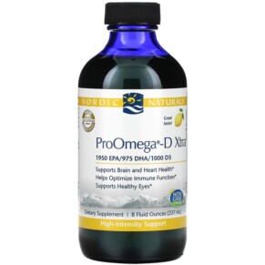 Nordic Naturals ProOmega-D Xtra Lemon 8 fl oz (237 ml) 768990117831