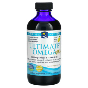 Nordic Naturals Ultimate Omega Xtra Lemon 8 fl oz (237 ml) 768990018060