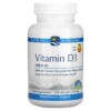 Nordic Naturals Vitamin D3 Orange 1.000 IU 120 Soft Gels 768990016011