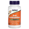 NOW Foods 4x6 Acidophilus 120 Veg Capsules 733739029225
