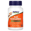 NOW Foods 4x6 Acidophilus 60 Veg Capsules 733739029201