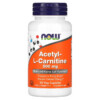 NOW Foods Acetyl-L- Carnitine 500 mg 50 Veg Capsules 733739000750