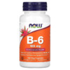 NOW Foods B-6 100 mg 100 Veg Capsules 733739004567