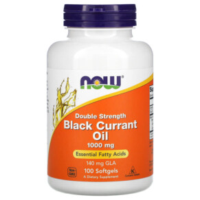NOW Foods Black Currant Oil 1.000 mg 100 Softgels 733739017178
