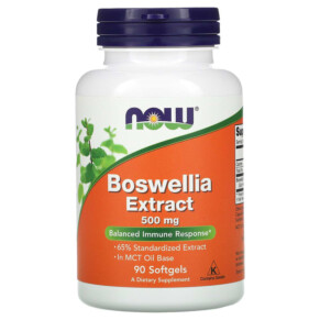 NOW Foods Boswellia Extract 500 mg 90 Softgels 733739049360