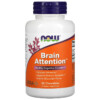 NOW Foods Brain Attention Natural Chocolate Flavor 60 Chewables 733739023971