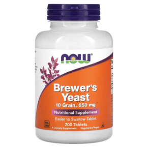 NOW Foods Brewer's Yeast 200 Tablets 733739024107