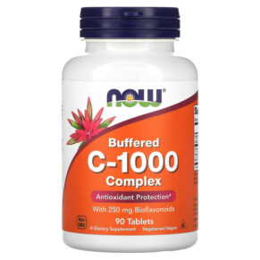 NOW Foods Buffered C-1000 Complex 90 Tablets 733739007001