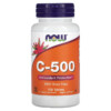 NOW Foods C-500 with Rose Hips 100 Tablets 733739006707