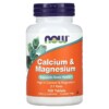 NOW Foods Calcium & Magnesium 100 Tablets 733739012708