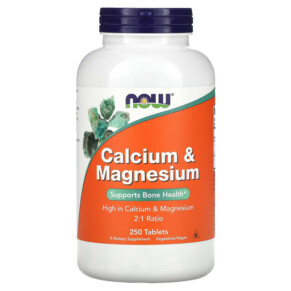 NOW Foods Calcium & Magnesium 250 Tablets 733739012722