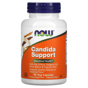 NOW Foods Candida Support 90 Veg Capsules 733739033086