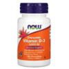 NOW Foods Chewable Vitamin D-3 Natural Fruit Flavor 1.000 IU 180 Chewables 733739003577